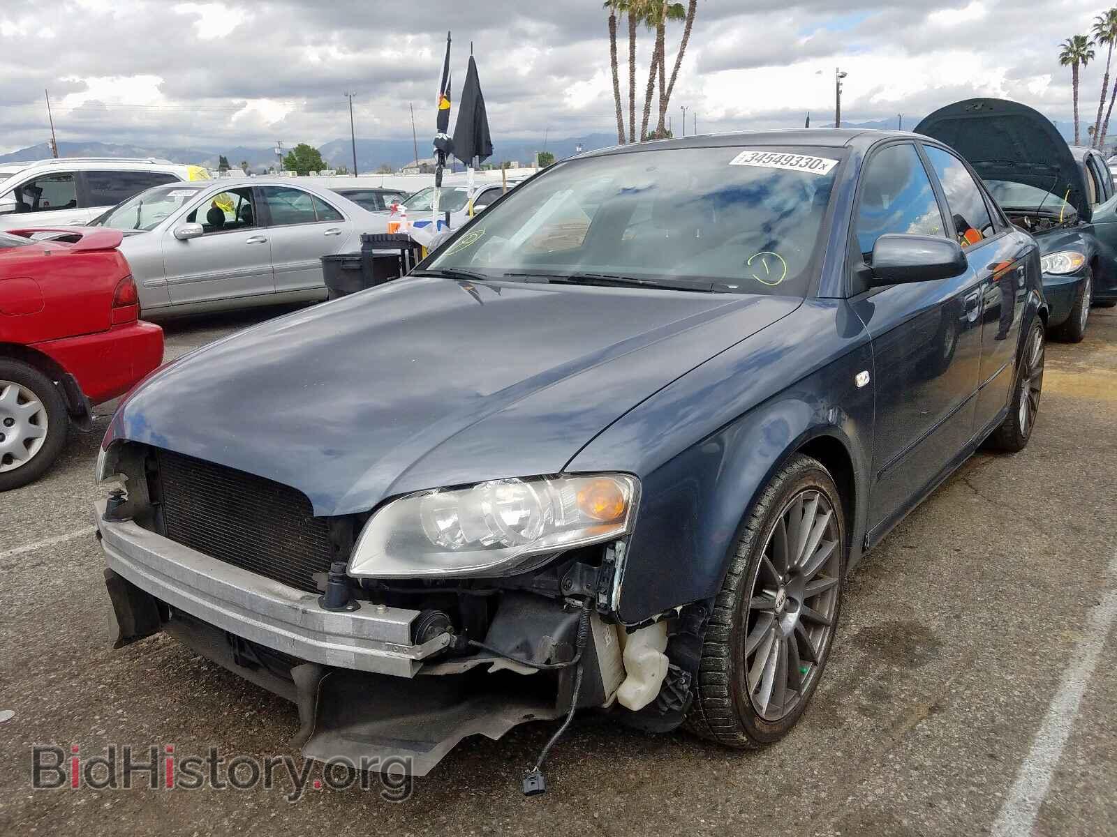 2008 AUDI A4 - VIN: WAUEF78E58A167230 - Фото 2
