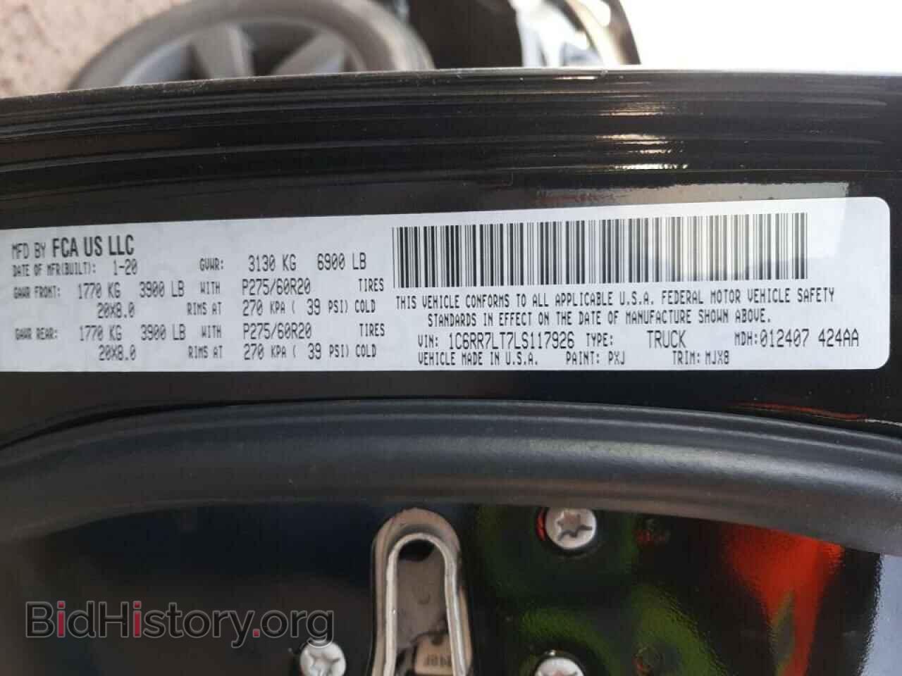 2020 RAM 1500 - VIN: 1C6RR7LT7LS117926 - Фото 10