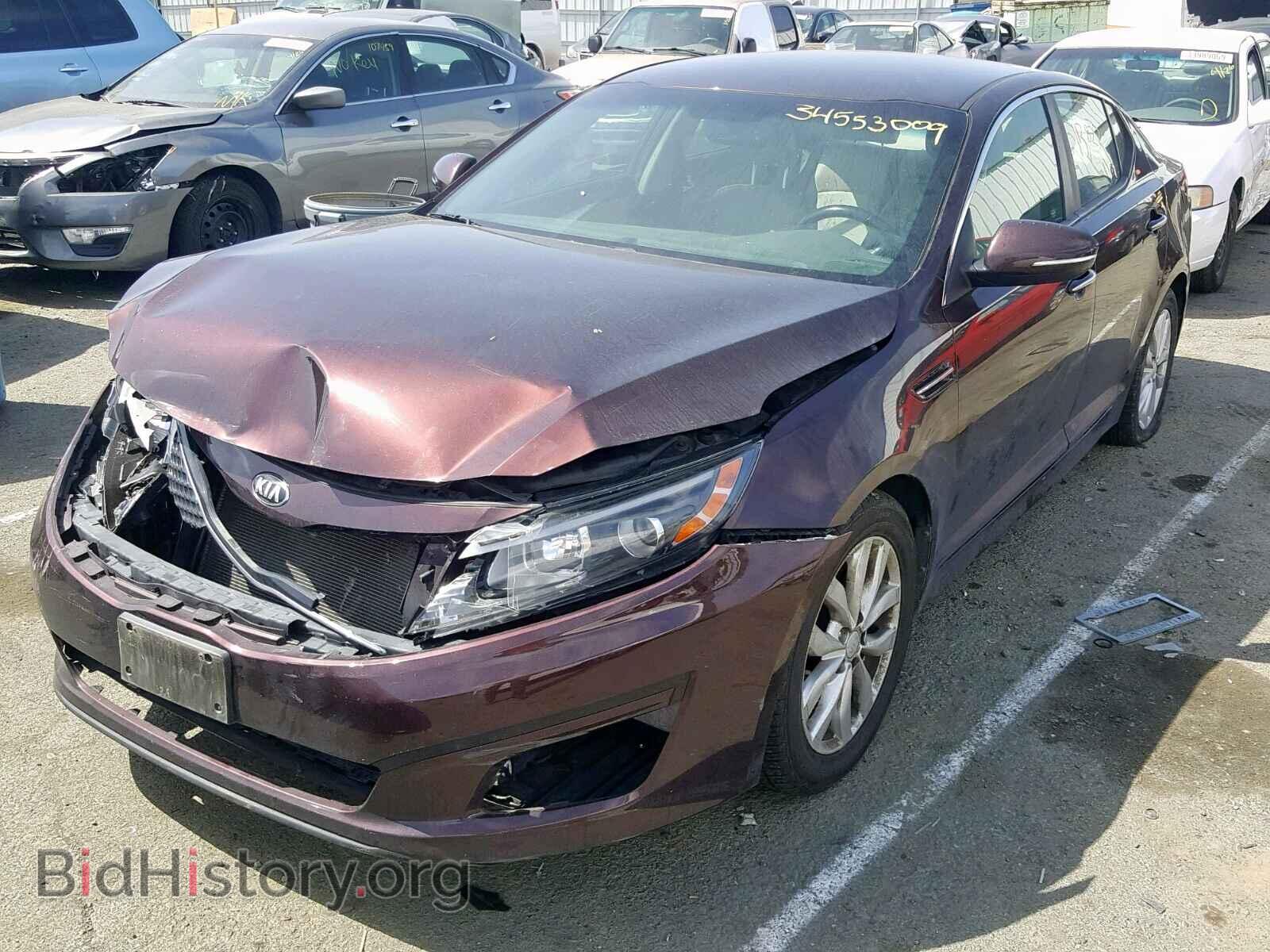 2014 KIA OPTIMA EX - VIN: 5XXGN4A79EG345536 - Фото 2