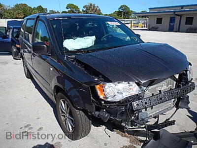 2014 Dodge CARAVAN Grand Cara, черный — VIN 2C4RDGCG6ER296409, Copart