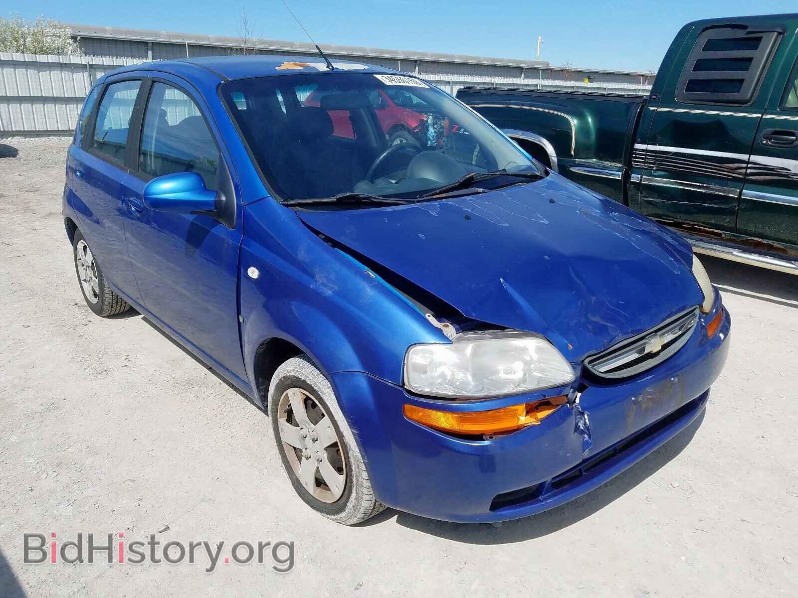 Photo KL1TD66647B789324 - CHEVROLET AVEO 2007