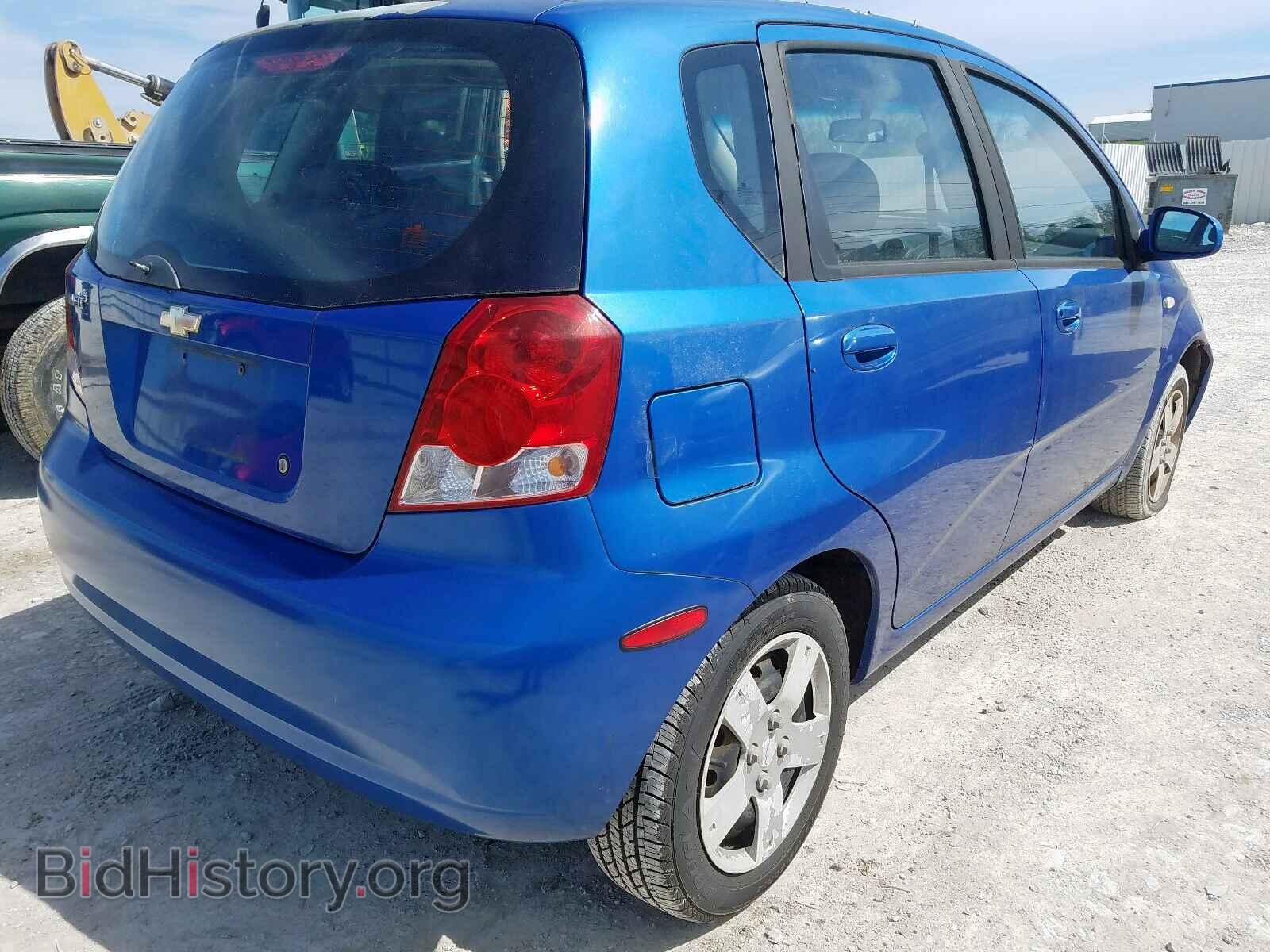 2007 CHEVROLET AVEO - VIN: KL1TD66647B789324 - Фото 4
