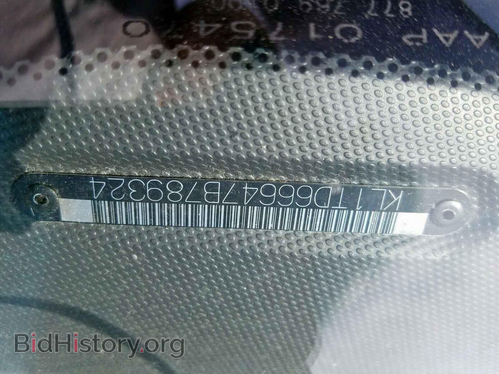 2007 CHEVROLET AVEO - VIN: KL1TD66647B789324 - Фото 10