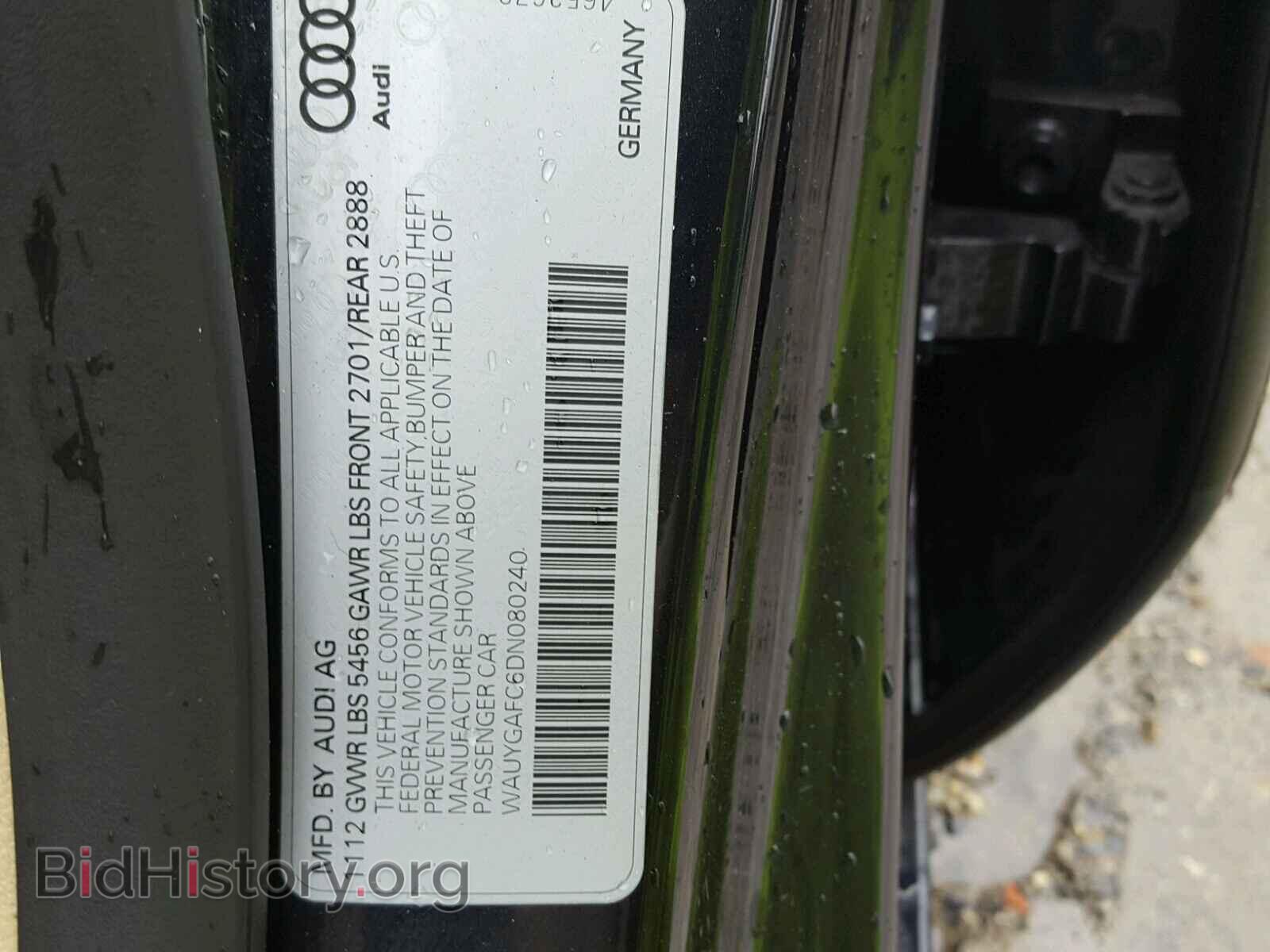2013 AUDI A7 - VIN: WAUYGAFC6DN080240 - Photo 10