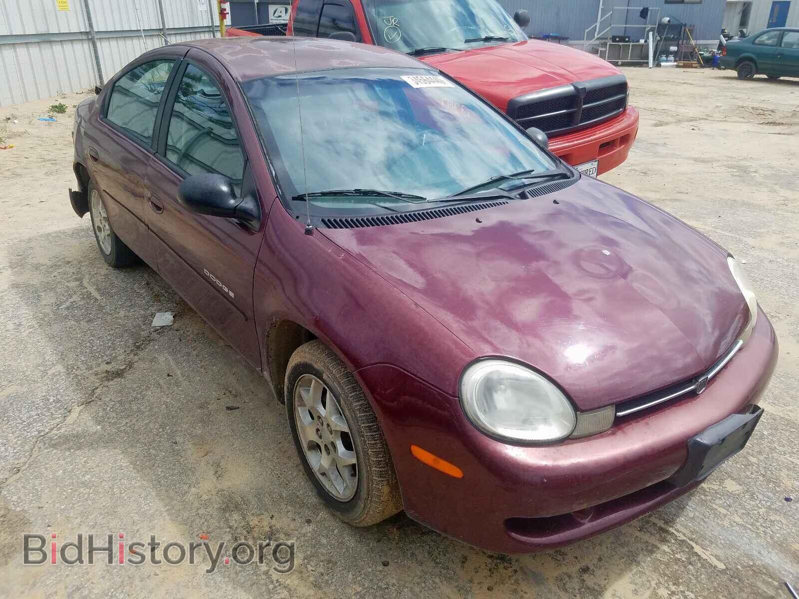 Фотография 1B3ES46C21D226528 - DODGE NEON 2001