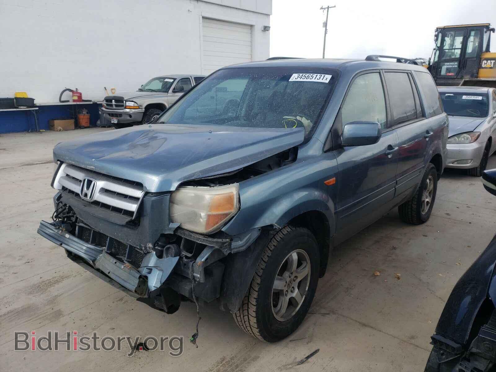 2007 HONDA PILOT - VIN: 2HKYF18737H514916 - Фото 2