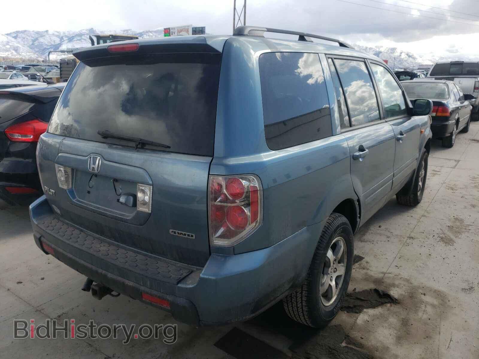 2007 HONDA PILOT - VIN: 2HKYF18737H514916 - Фото 4