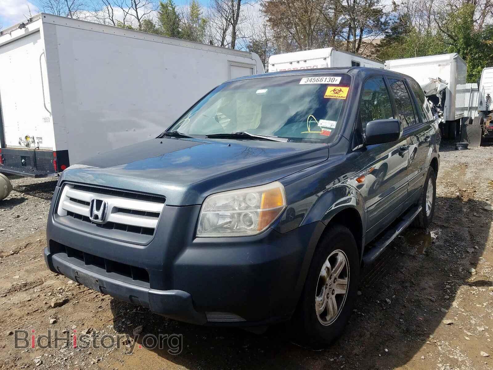 2006 HONDA PILOT - VIN: 2HKYF18136H532486 - Фото 2