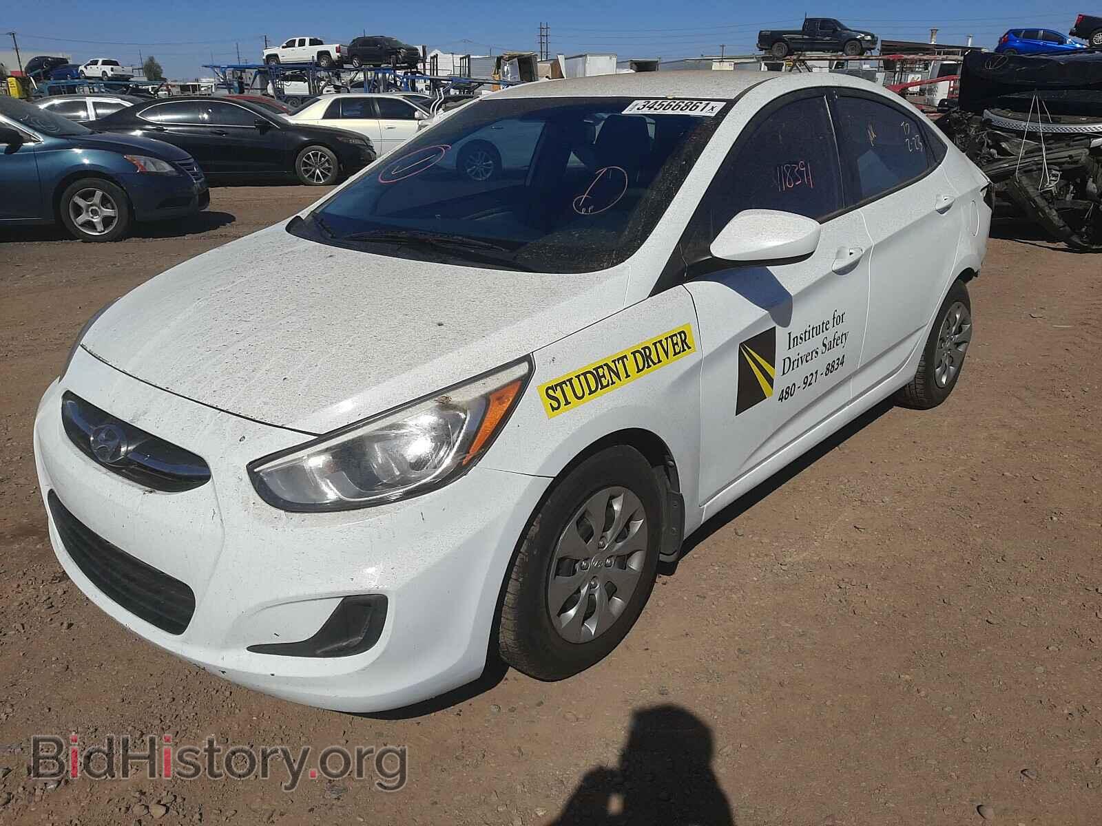 2016 HYUNDAI ACCENT - VIN: KMHCT4AE2GU112447 - Фото 2