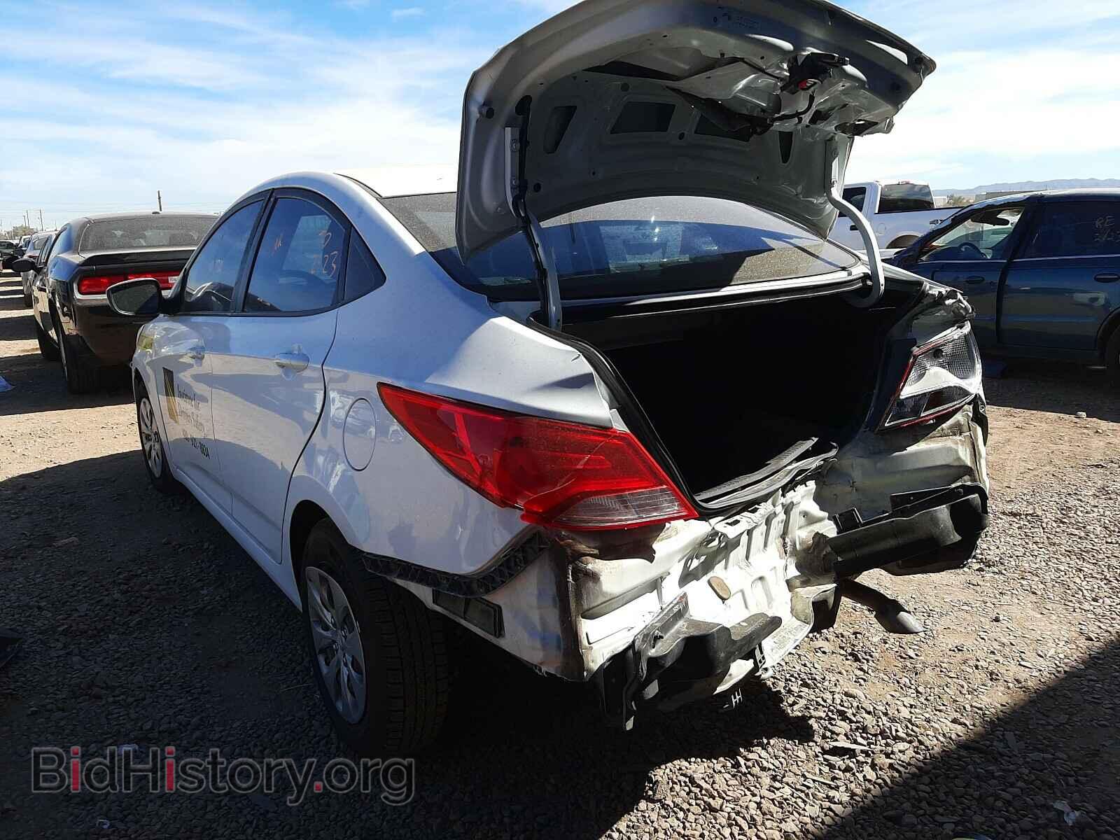 2016 HYUNDAI ACCENT - VIN: KMHCT4AE2GU112447 - Фото 3