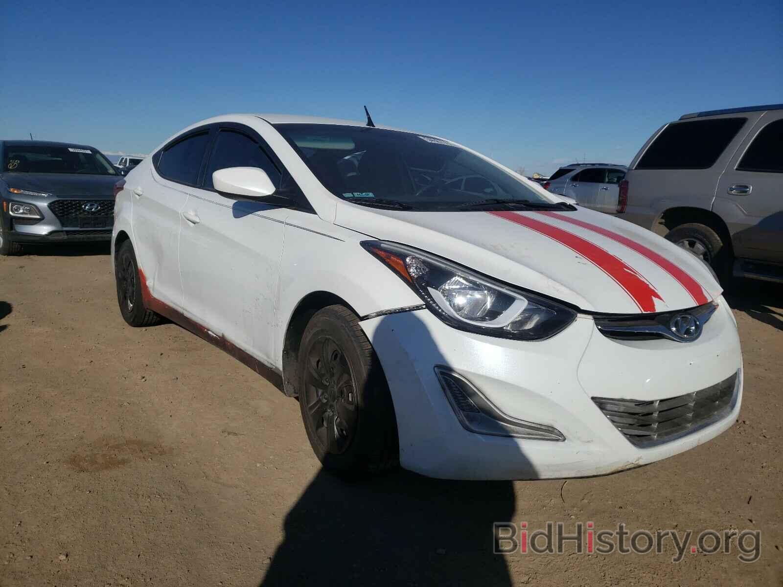 Photo 5NPDH4AE7GH671450 - HYUNDAI ELANTRA 2016