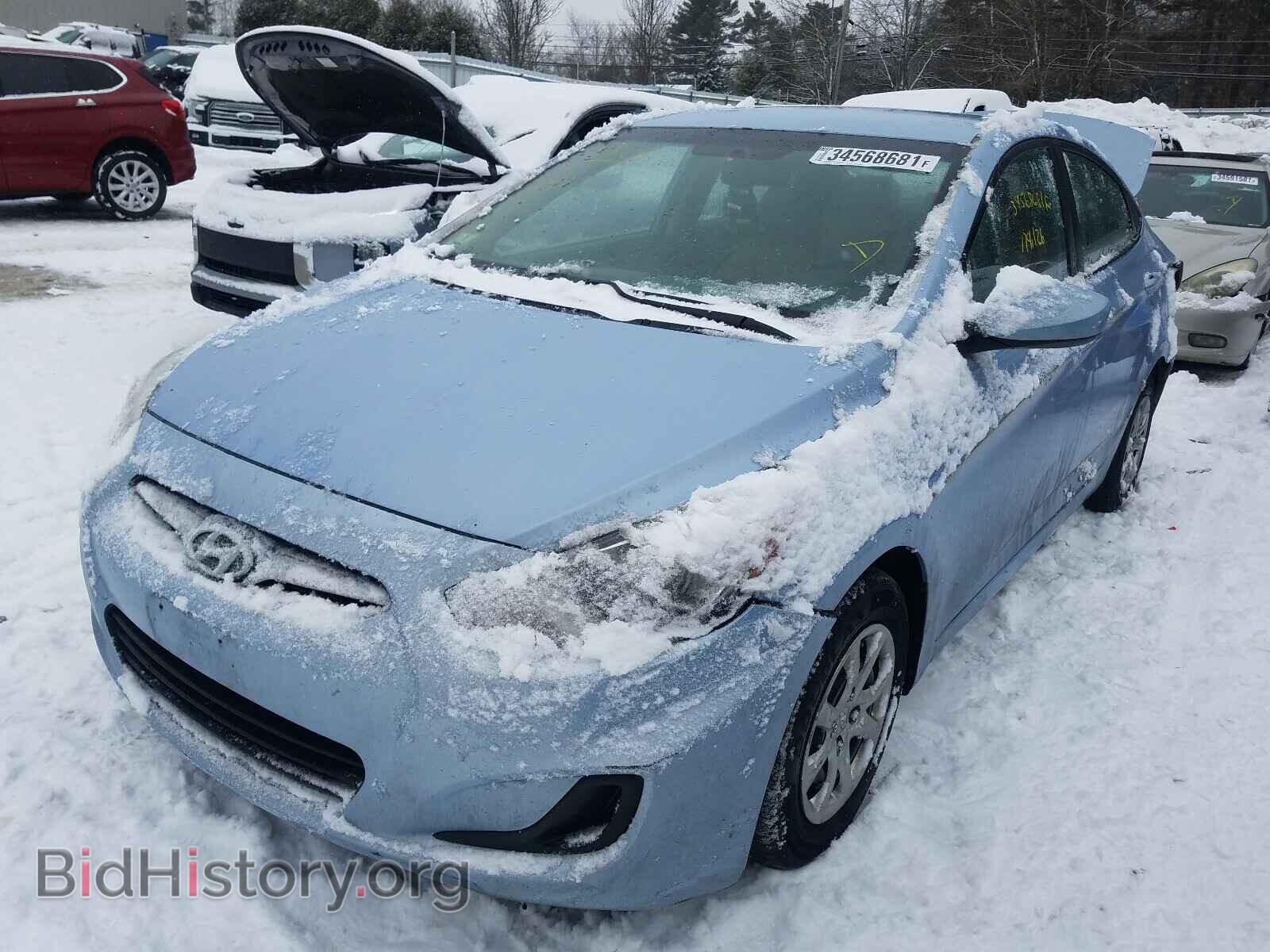 2014 HYUNDAI ACCENT - VIN: KMHCT4AE7EU653748 - Фото 2