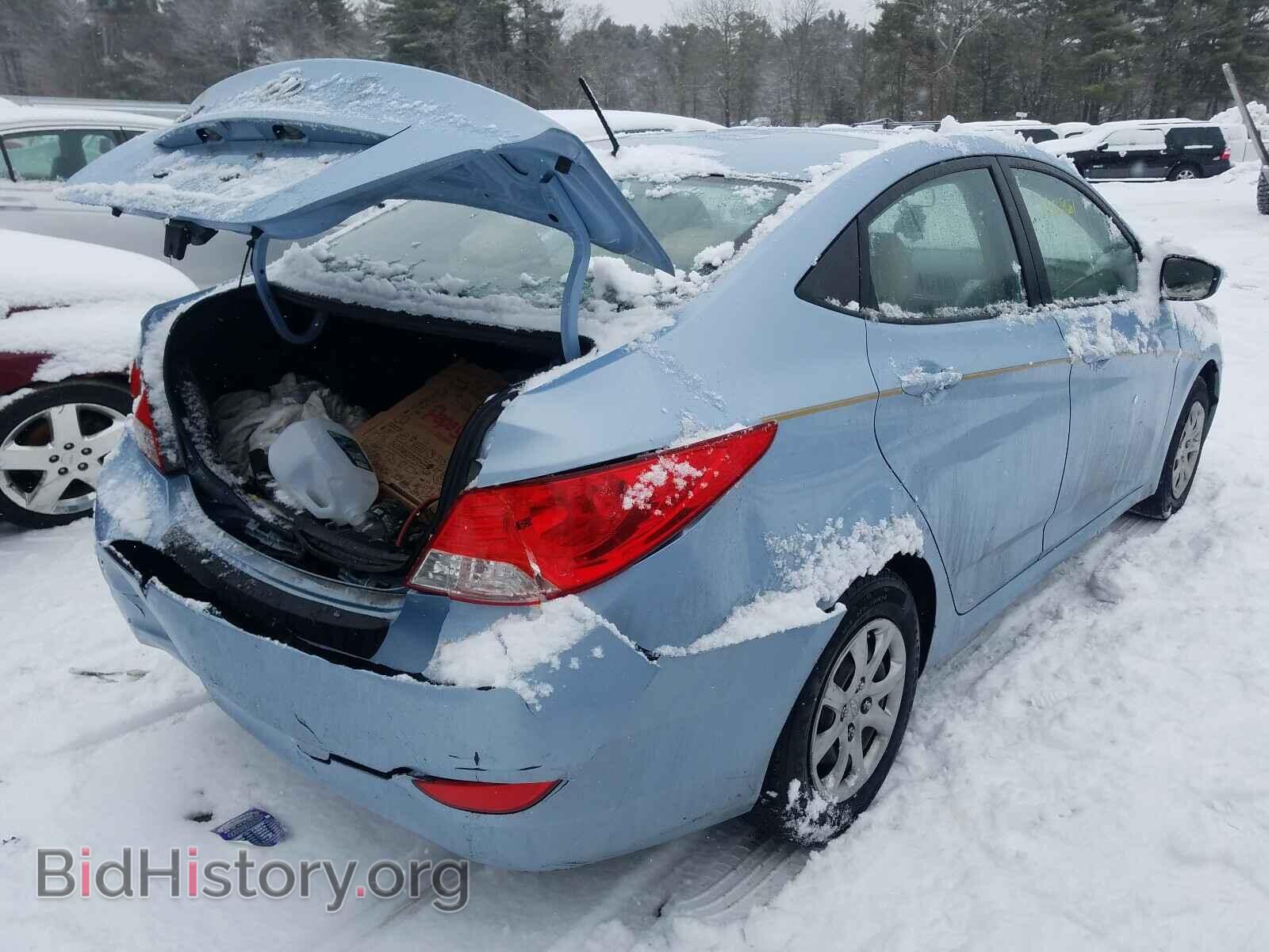 2014 HYUNDAI ACCENT - VIN: KMHCT4AE7EU653748 - Фото 4