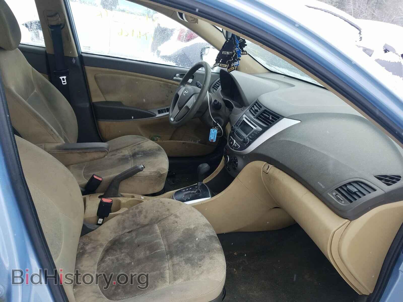 2014 HYUNDAI ACCENT - VIN: KMHCT4AE7EU653748 - Фото 5