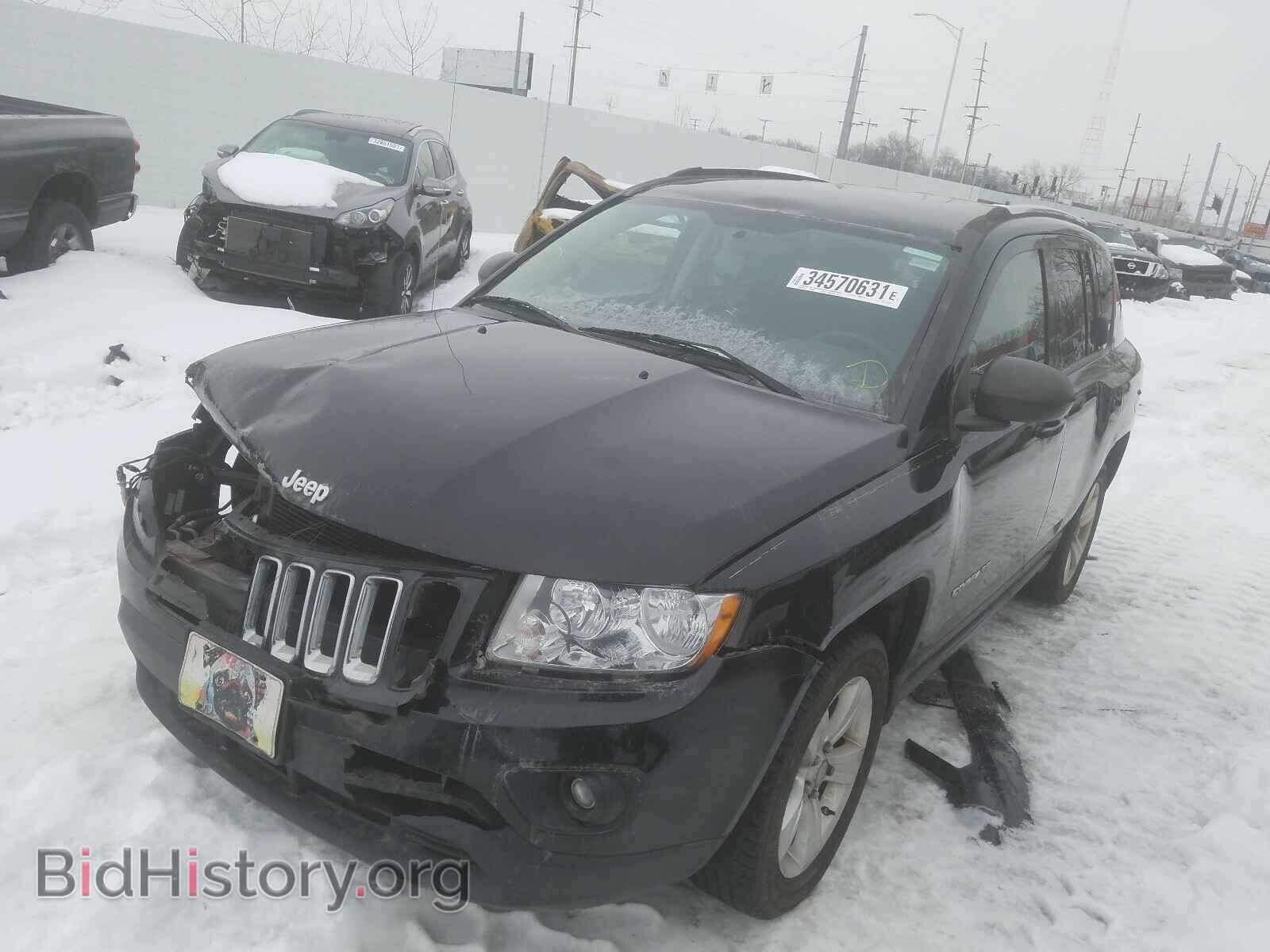 2012 JEEP COMPASS - VIN: 1C4NJCEA0CD615408 - Фото 2