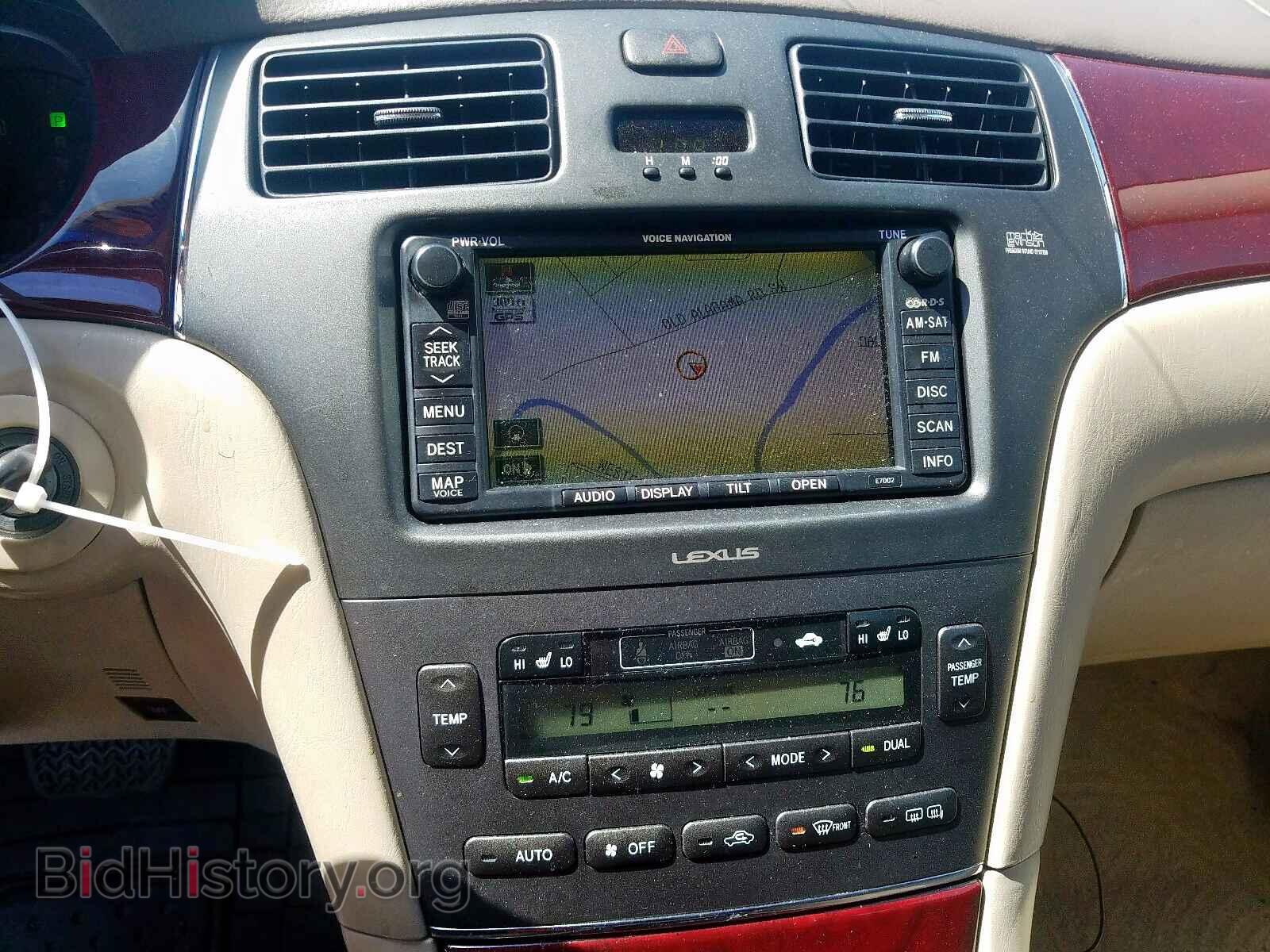2004 LEXUS ES330 - VIN: JTHBA30G845001148 - Фото 9