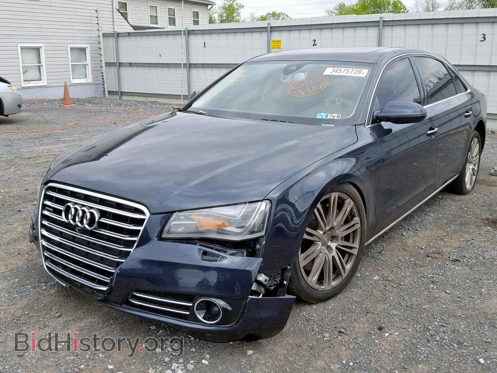 2014 AUDI A8 - VIN: WAUR2AFD0EN008849 - Фото 2
