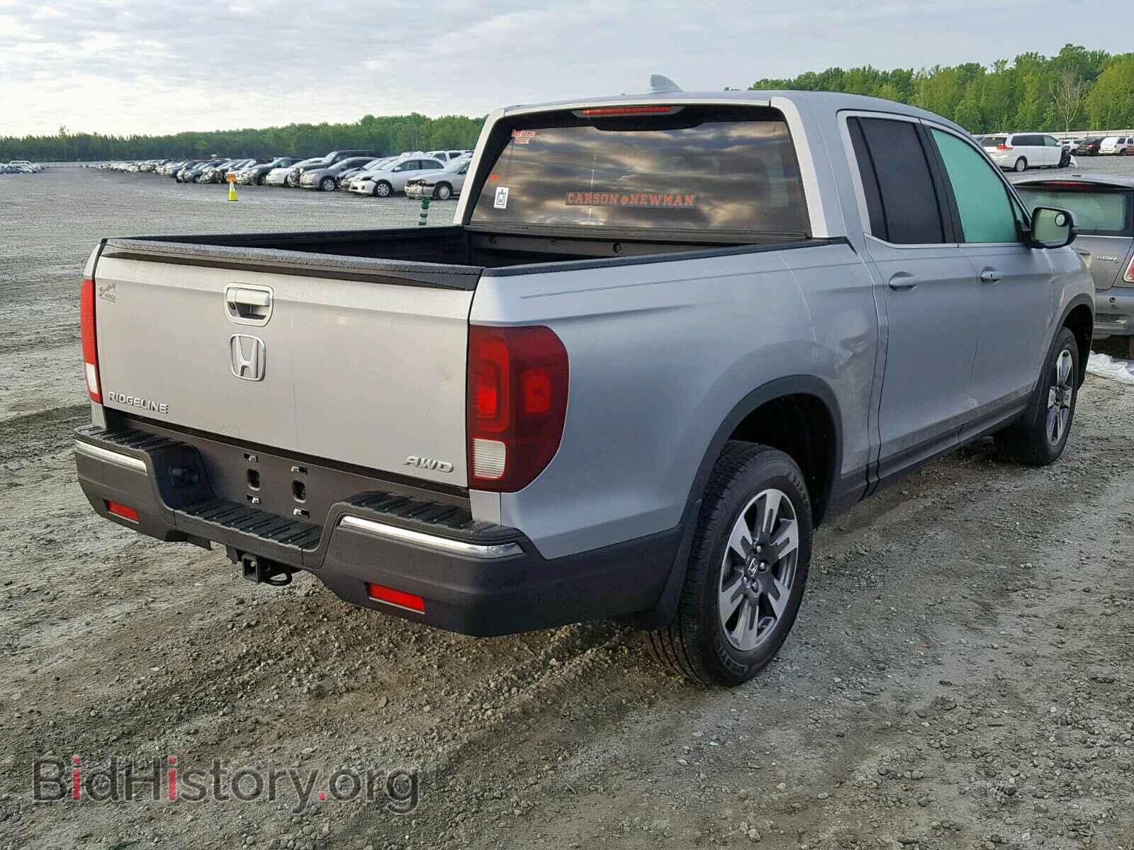 2017 HONDA RIDGELINE - VIN: 5FPYK3F52HB011247 - Фото 4