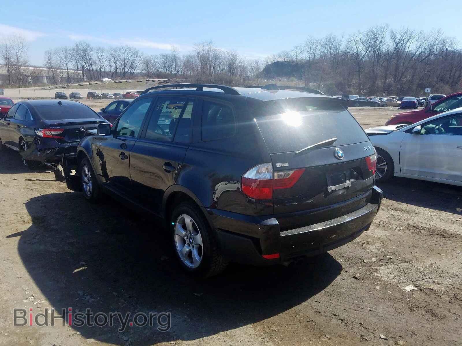 2007 BMW X3 - VIN: WBXPC93467WF17678 - Фото 3