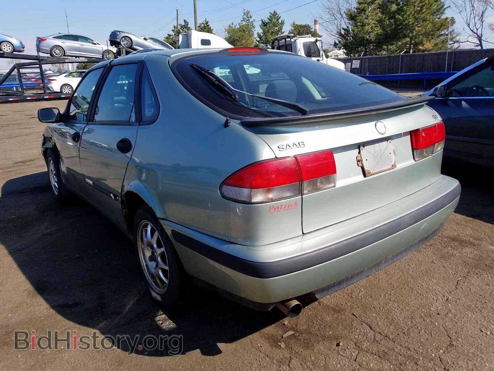 2000 SAAB 9 3 - VIN: YS3DD58H9Y2014016 - Фото 3