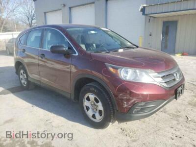 2013 Honda CRV CR-V LX, бордовый — VIN 5J6RM4H31DL010410, Copart