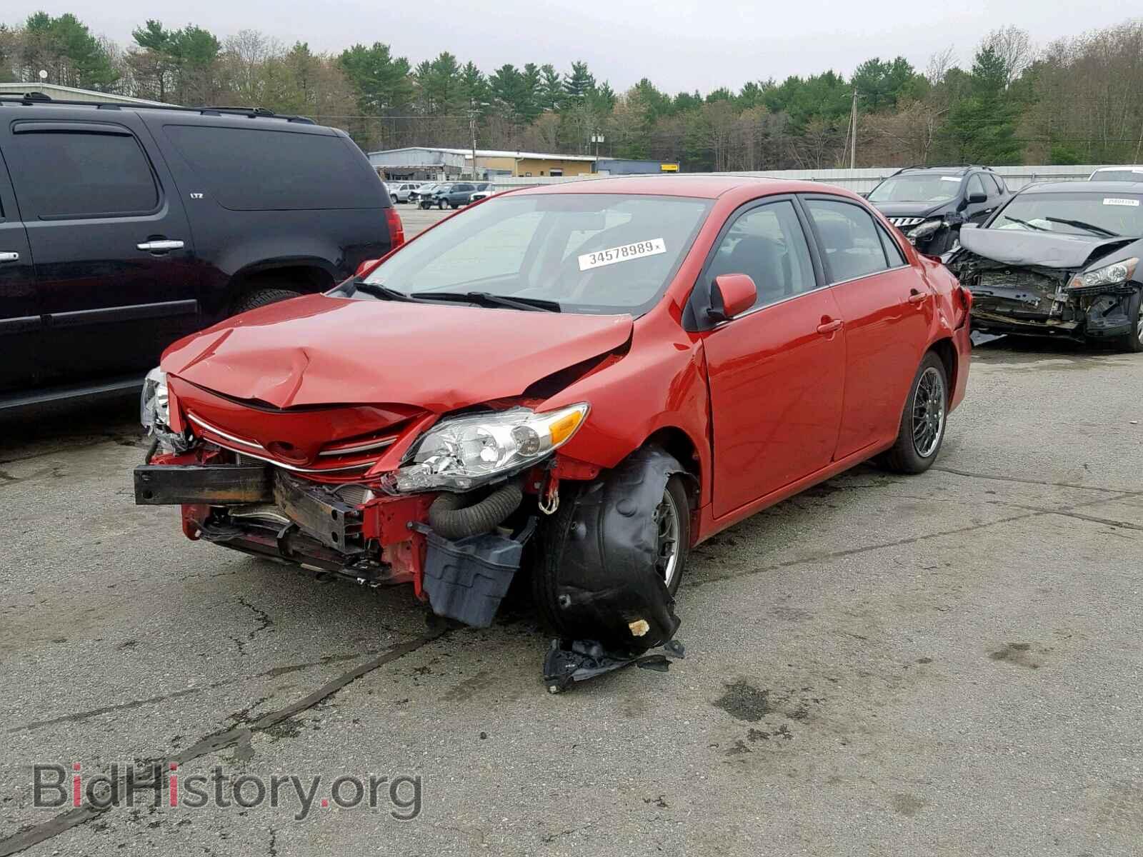 2013 TOYOTA COROLLA BA - VIN: 2T1BU4EE6DC035727 - Фото 2