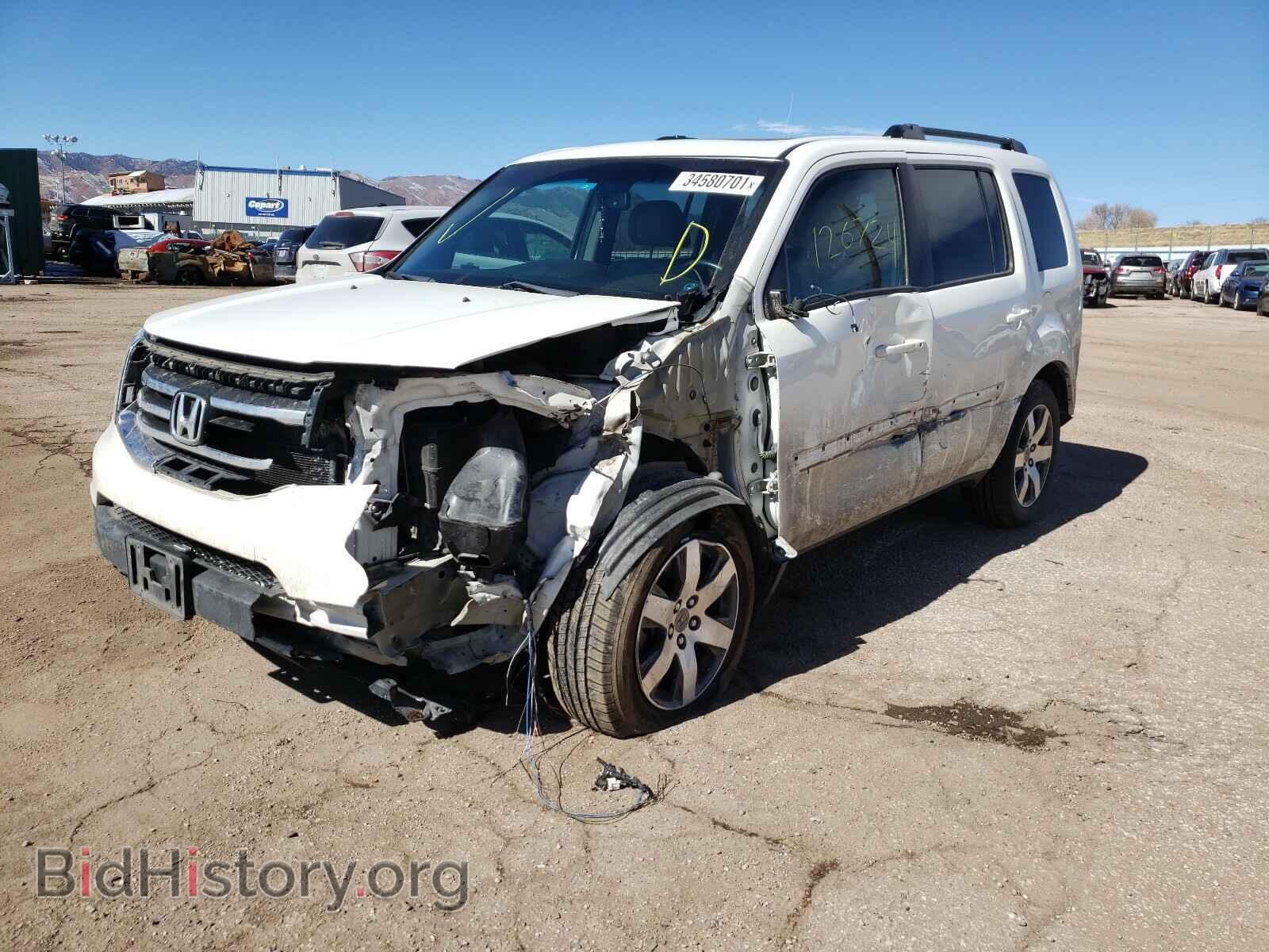 2013 HONDA PILOT - VIN: 5FNYF4H93DB039331 - Фото 2