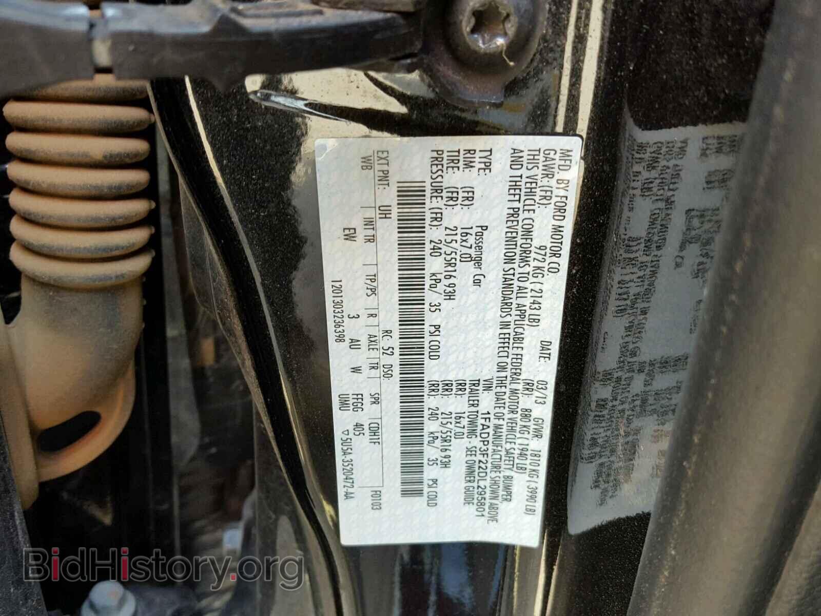 2013 FORD FOCUS - VIN: 1FADP3F22DL295801 - Photo 10