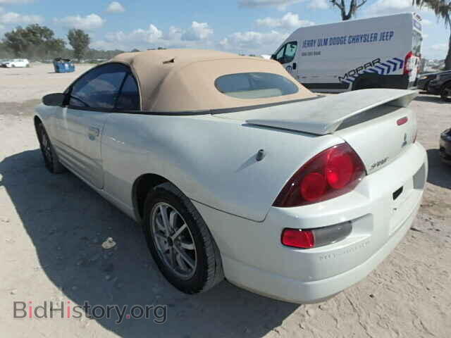 2002 MITSUBISHI ECLIPSE - VIN: 4A3AE45GX2E019712 - Фото 3