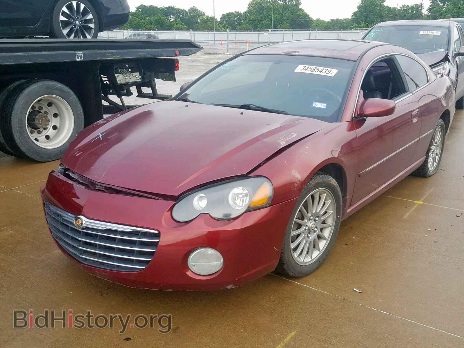 2003 CHRYSLER SEBRING - VIN: 4C3AG52H63E185049 - Фото 2