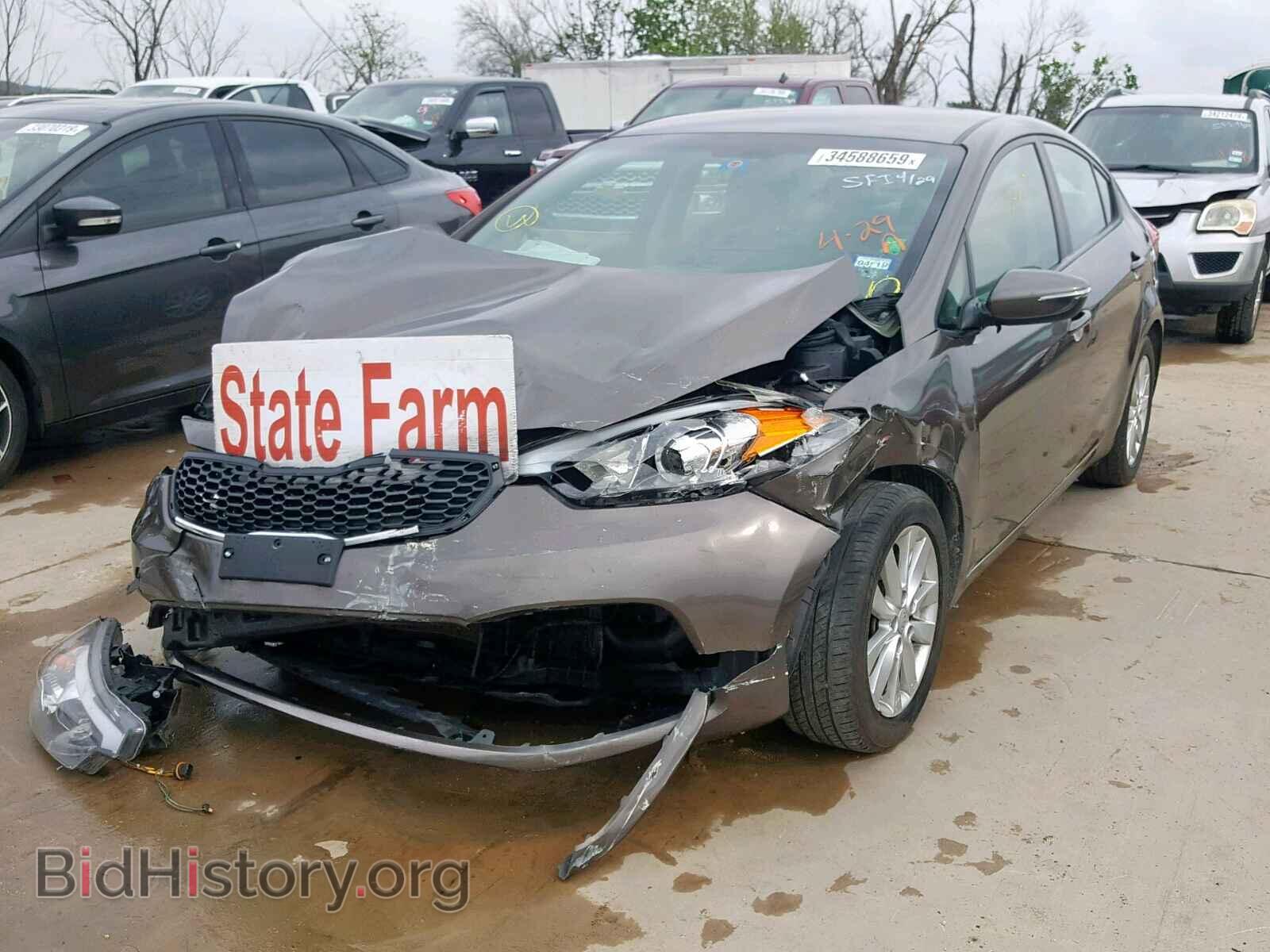 2014 KIA FORTE LX - VIN: KNAFX4A63E5126473 - Фото 2