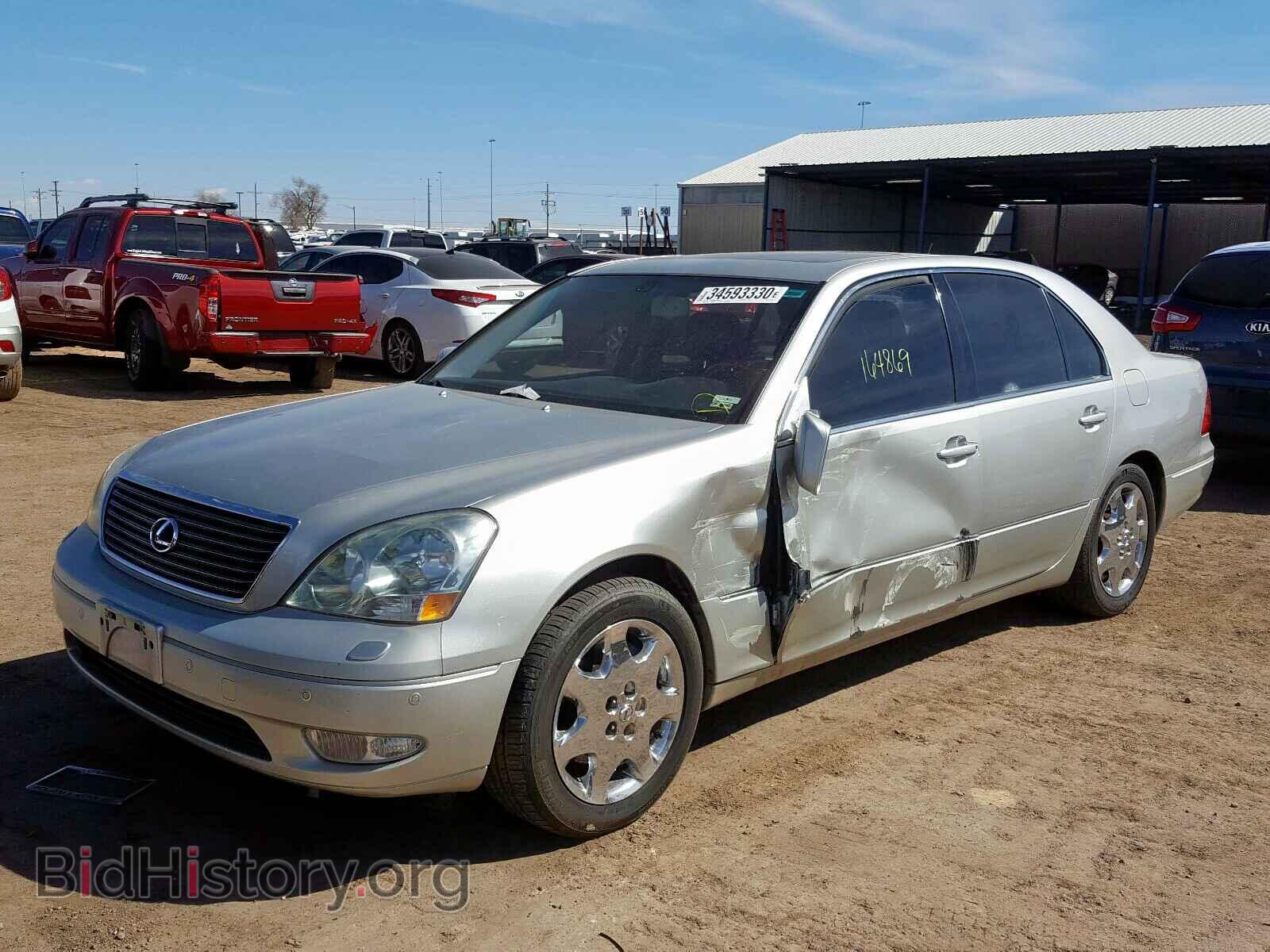 2002 LEXUS LS430 - VIN: JTHBN30F720081158 - Фото 2