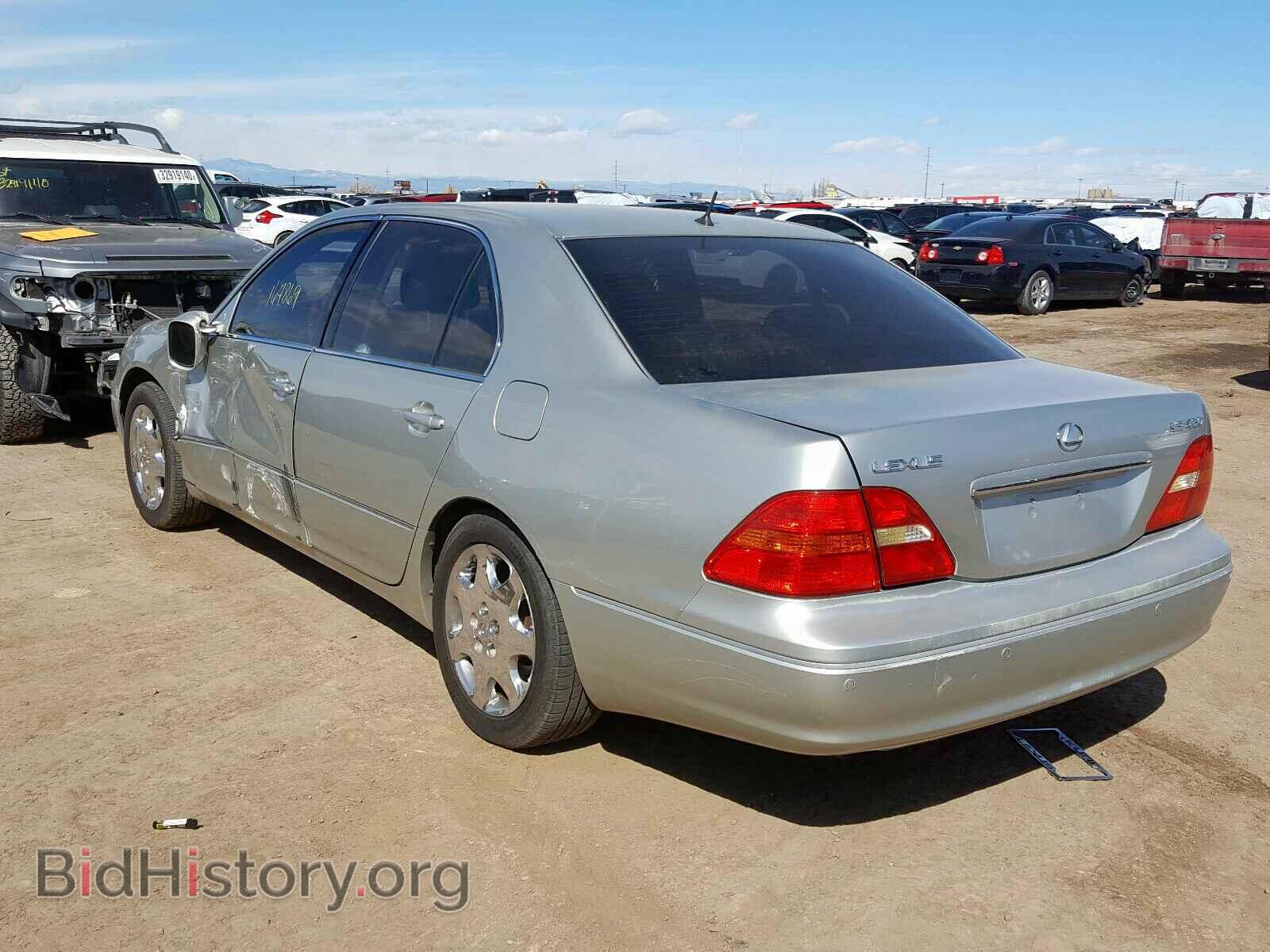 2002 LEXUS LS430 - VIN: JTHBN30F720081158 - Фото 3