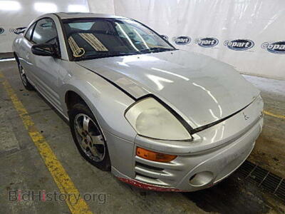2003 Mitsubishi ECLIPSE Eclipse GS, серебристый — VIN 4A3AC44G33E088864, Copart