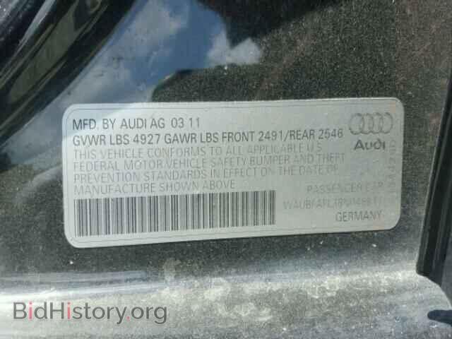 2011 AUDI A4 - VIN: WAUBFAFL3BN049811 - Photo 10
