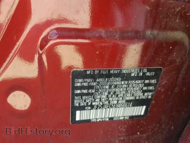 2014 SUBARU FORESTER - VIN: JF2SJAEC5EH466614 - Фото 10