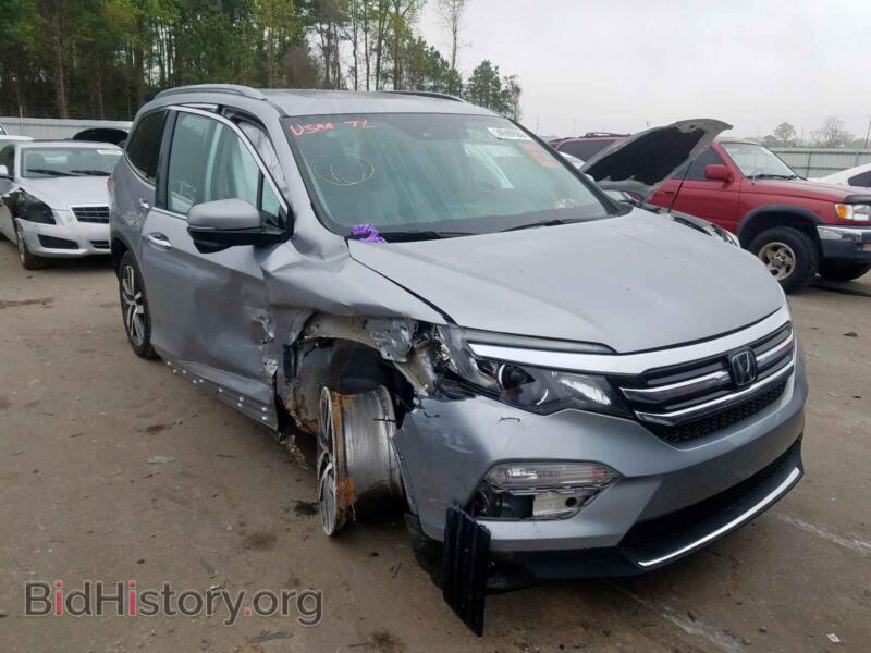 2018 Honda PILOT Pilot Tour (VIN 5FNYF6H99JB062782) — фото 1 из 10, Copart, повреждение: передняя часть