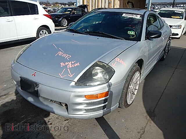 2001 MITSUBISHI ECLIPSE - VIN: 4A3AC54H01E207711 - Photo 2