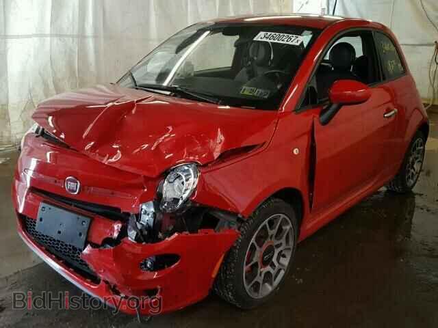 2015 FIAT 500 - VIN: 3C3CFFBR7FT721569 - Фото 2