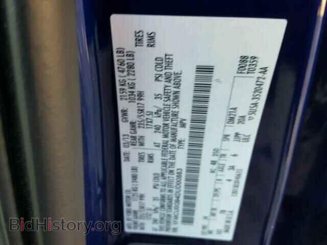2013 FORD ESCAPE - VIN: 1FMCU0G94DUD00883 - Фото 10