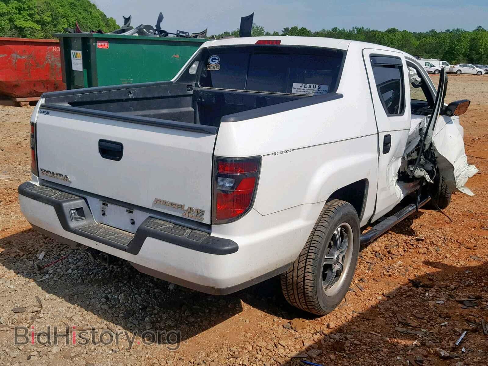 2012 HONDA RIDGELINE - VIN: 5FPYK1F23CB451464 - Фото 4