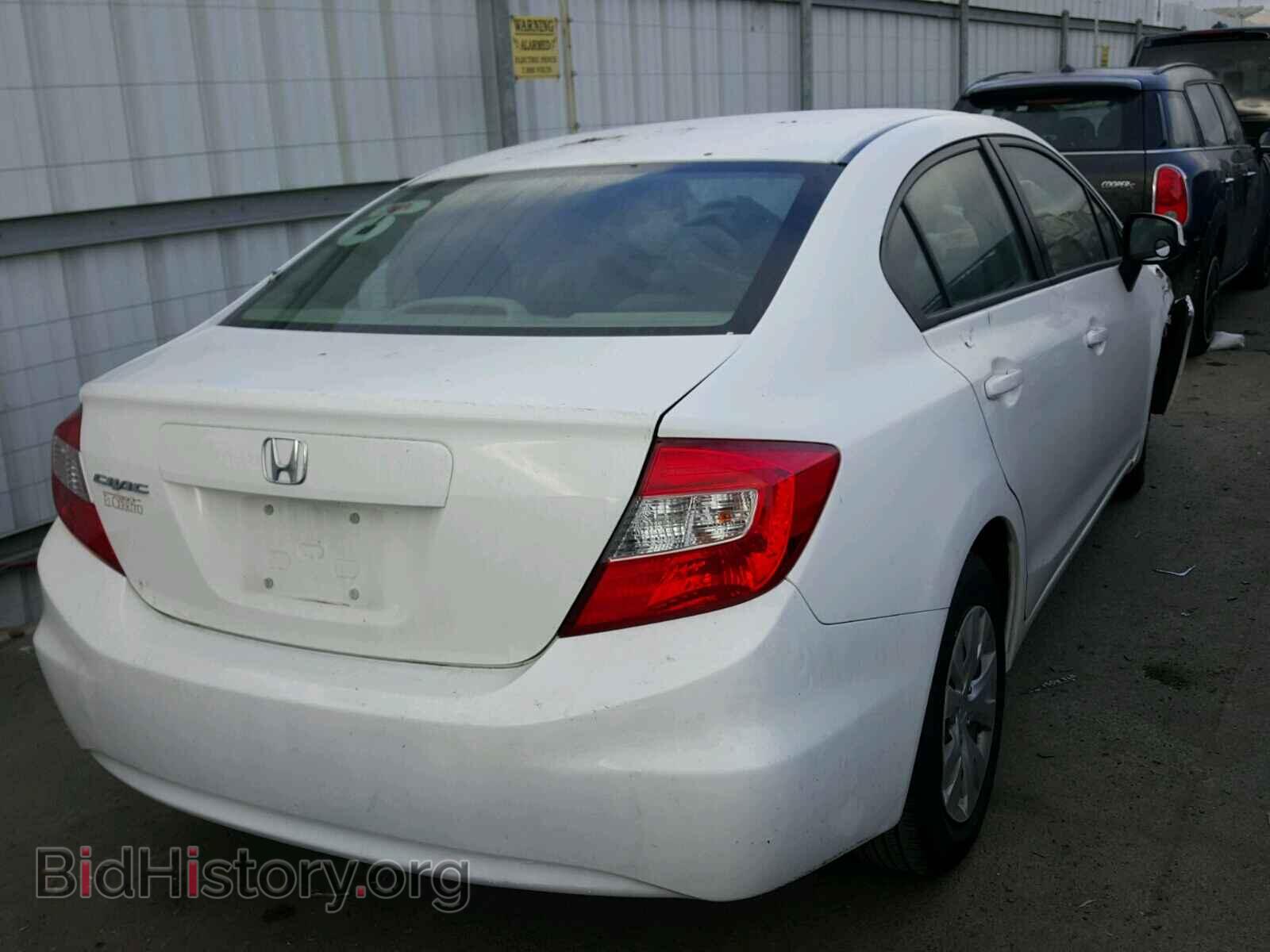 2012 HONDA CIVIC LX - VIN: JHMFB2F55CS004264 - Фото 4