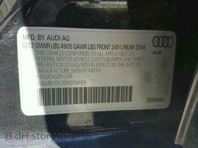 2013 AUDI A4 - VIN: WAUBFAFL3DN028489 - Photo 10