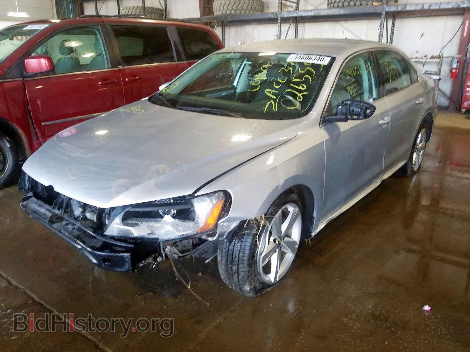 2012 VOLKSWAGEN PASSAT - VIN: 1VWBP7A30CC026555 - Фото 2