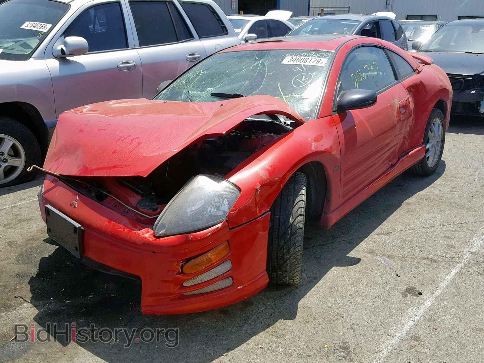 2000 MITSUBISHI ECLIPSE - VIN: 4A3AC54L9YE132408 - Фото 2