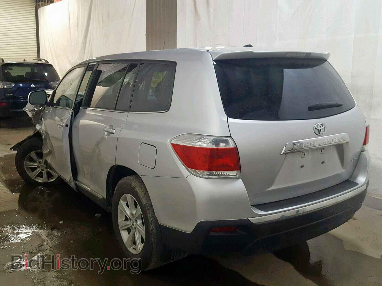 2012 TOYOTA HIGHLANDER - VIN: 5TDBK3EH2CS134769 - Фото 3