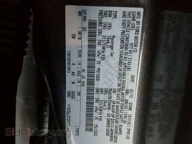 2012 FORD FOCUS - VIN: 1FAHP3F2XCL409950 - Photo 10