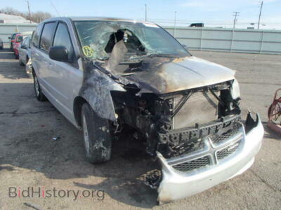 2011 Dodge CARAVAN Grand Cara, серебристый — VIN 2D4RN4DGXBR621295, Copart
