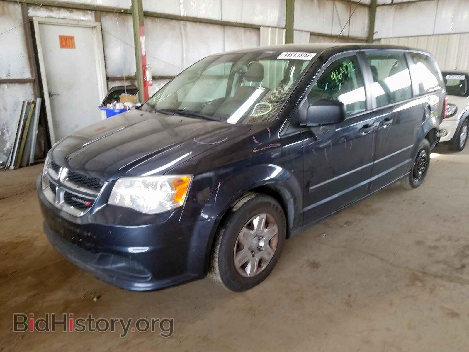 2013 DODGE CARAVAN - VIN: 2C4RDGBGXDR593067 - Фото 2