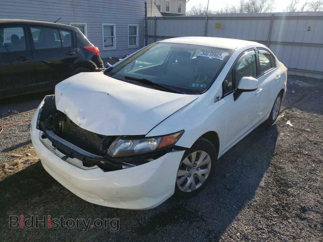 2012 HONDA CIVIC - VIN: 19XFB2F58CE356355 - Фото 2